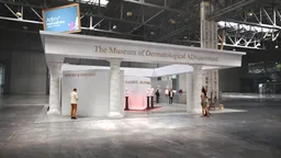 50x50 Island booth design by Reaction Space